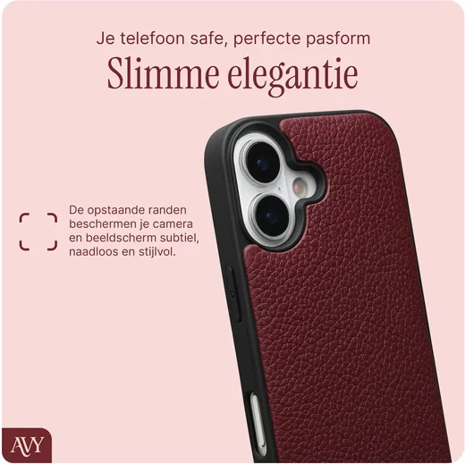 AVY Apple iPhone 17 - Essential Kit - Burgundy - Rocher Pink afbeelding 9
