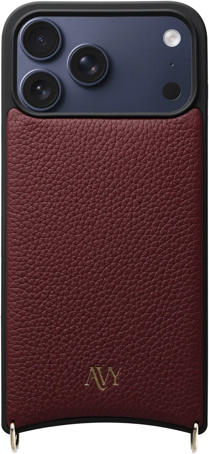 AVY Apple iPhone 17 Pro Max - Essential Kit - Burgundy - Rocher Pink afbeelding 10