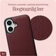 AVY Apple iPhone 16 - Essential Kit - Burgundy - Rocher Pink afbeelding 4