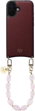 AVY Apple iPhone 16 - Essential Kit - Burgundy - Rocher Pink