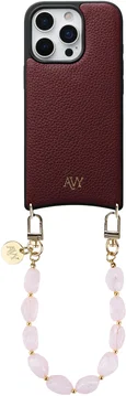 AVY Apple iPhone 16 Pro - Essential Kit - Burgundy - Rocher Pink