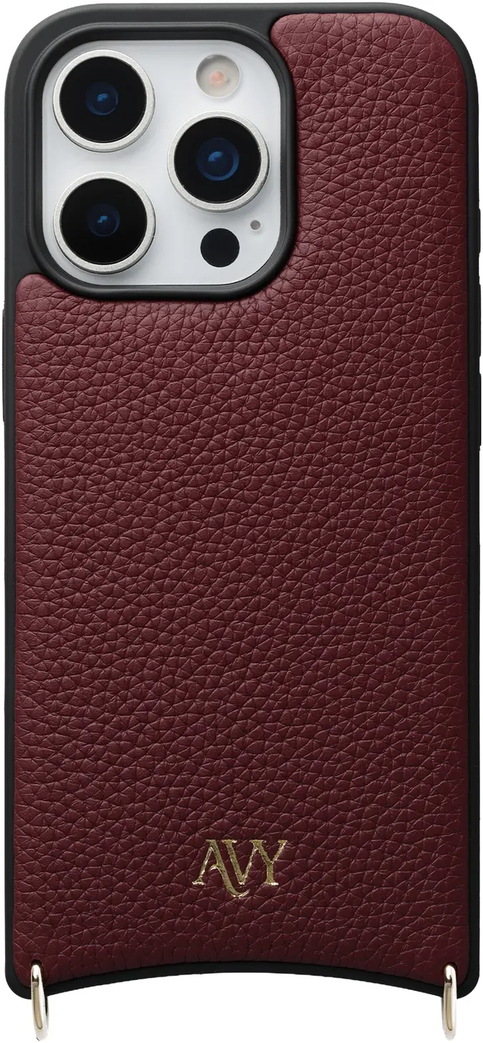 AVY Apple iPhone 16 Pro Max - Essential Kit - Burgundy - Rocher Pink afbeelding 10