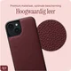 AVY Apple iPhone 15 - Essential Kit - Burgundy - Rocher Pink afbeelding 4
