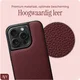 AVY Apple iPhone 15 Pro - Essential Kit - Burgundy - Rocher Pink afbeelding 4
