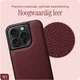 AVY Apple iPhone 14 Pro - Essential Kit - Burgundy - Rocher Pink afbeelding 3