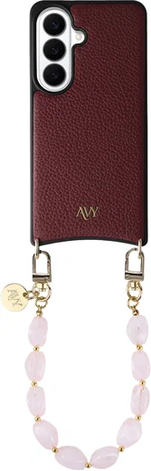 AVY Samsung Galaxy S26 Plus - Essential Kit - Burgundy - Rocher Pink afbeelding 1