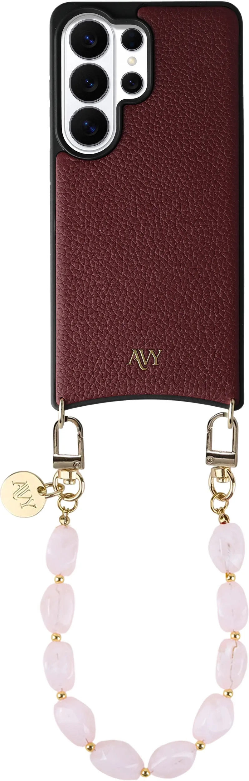 AVY Samsung Galaxy S26 Ultra - Essential Kit - Burgundy - Rocher Pink afbeelding 1