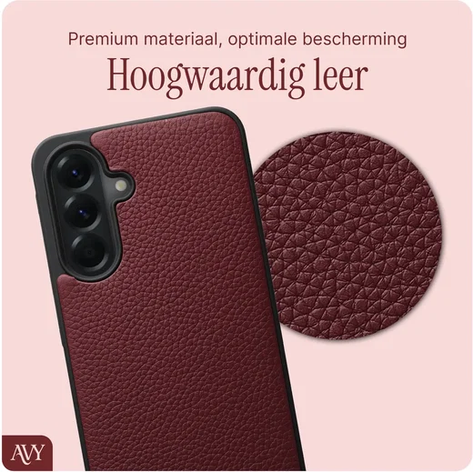 AVY Samsung Galaxy A56 - Essential Kit - Burgundy - Rocher Pink afbeelding 3