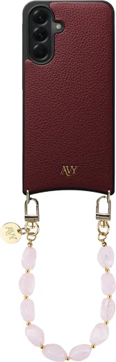 AVY Samsung Galaxy A56 - Essential Kit - Burgundy - Rocher Pink afbeelding 1