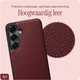 AVY Samsung Galaxy S25 / S24 - Essential Kit - Burgundy - Rocher Pink afbeelding 3