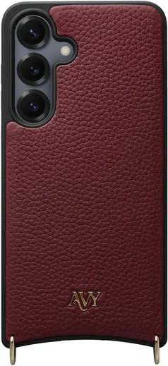 AVY Samsung Galaxy S25 Plus / S24 Plus - Essential Kit - Burgundy - Rocher Pink afbeelding 9