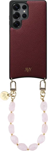 AVY Samsung Galaxy S25 Ultra - Essential Kit - Burgundy - Rocher Pink afbeelding 1