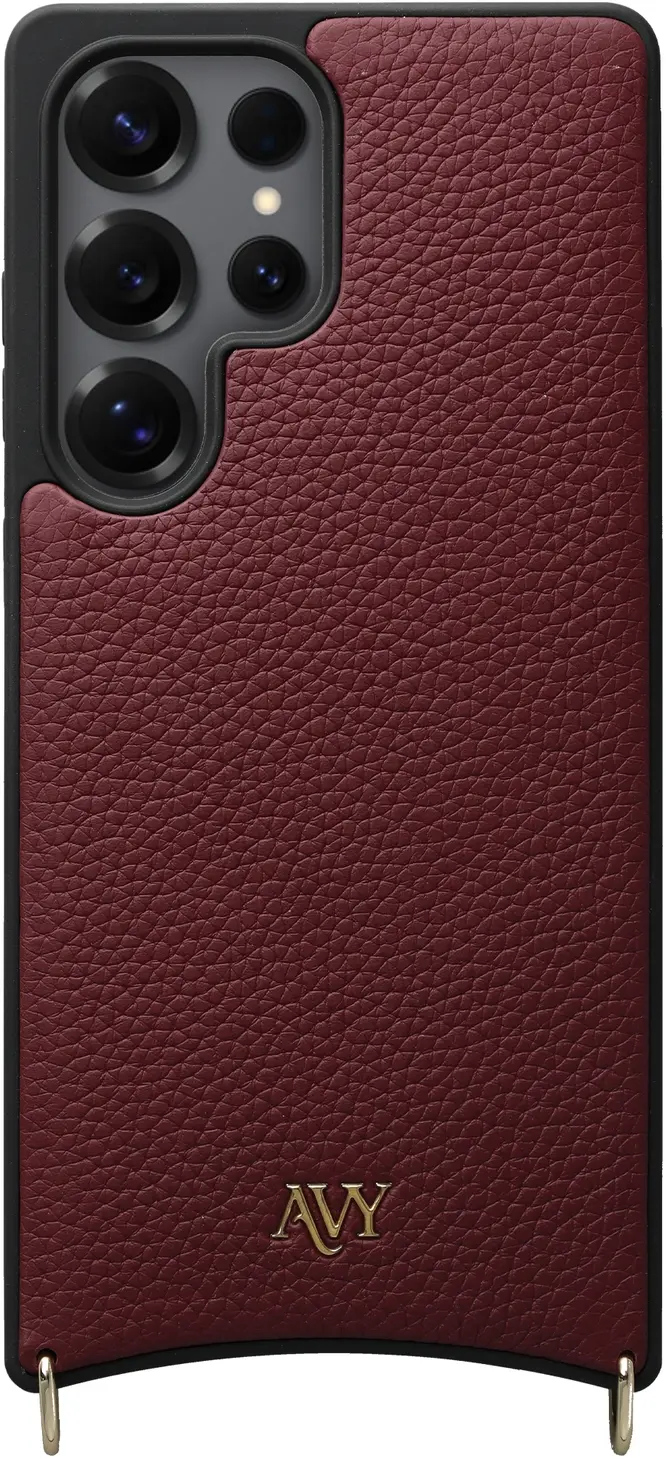 AVY Samsung Galaxy S25 Ultra - Essential Kit - Burgundy - Rocher Pink afbeelding 9
