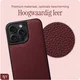 AVY Apple iPhone 15 Pro Max - Essential Kit - Burgundy - Rocher Pink afbeelding 4