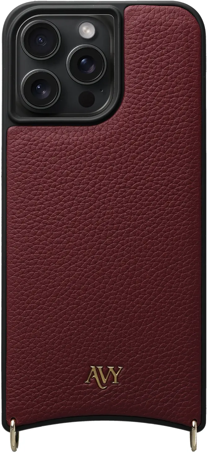 AVY Apple iPhone 14 Pro Max - Essential Kit - Burgundy - Rocher Pink afbeelding 9