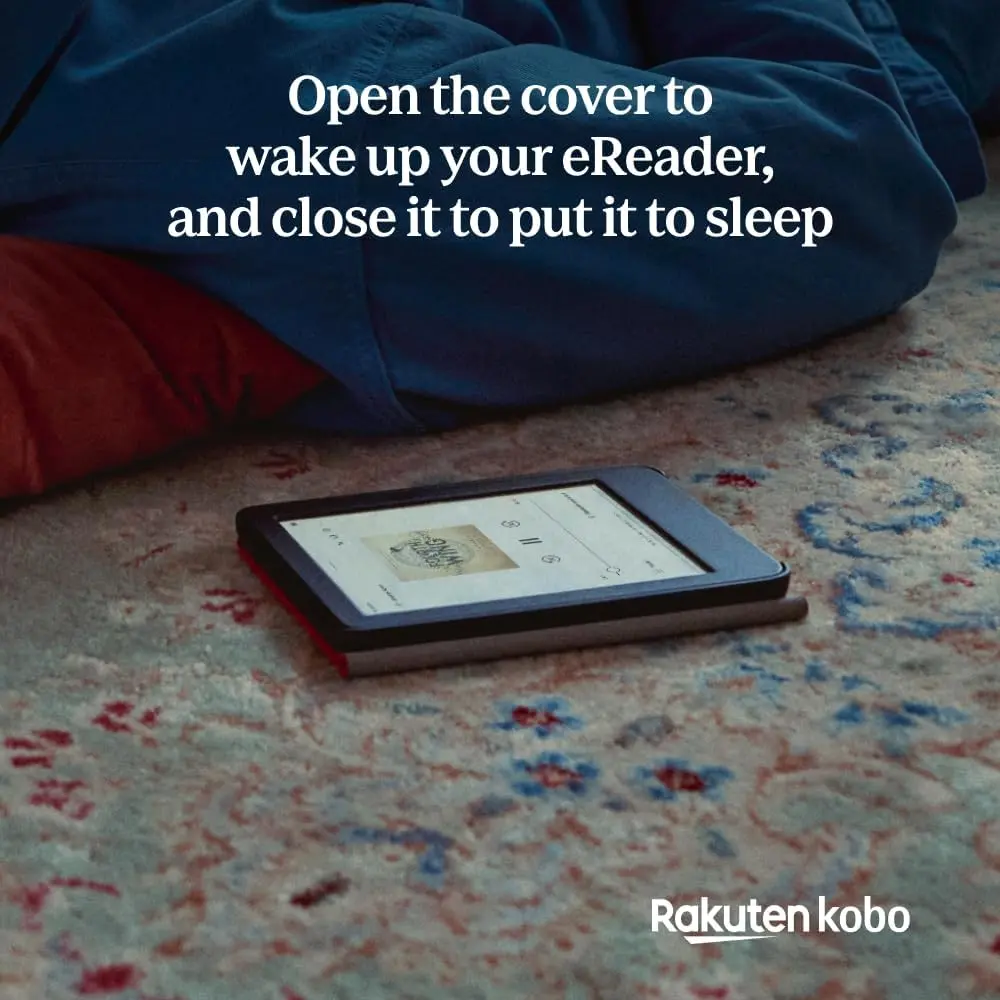 Origineel Kobo Clara Colour / BW Hoes SleepCover Book Case met Standaard Geel afbeelding 3