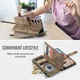 CaseMe C30 Samsung Galaxy S26 FE Hoesje Pasjeshouder Book Case Bruin afbeelding 8