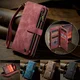 CaseMe C30 Samsung Galaxy S26 FE Hoesje Pasjeshouder Book Case Rood afbeelding 9