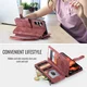 CaseMe C30 Samsung Galaxy S26 FE Hoesje Pasjeshouder Book Case Rood afbeelding 8