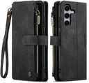 CaseMe C30 Samsung Galaxy S26 FE Hoesje Pasjeshouder Book Case Zwart