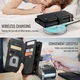 CaseMe C30 Samsung Galaxy S26 FE Hoesje Pasjeshouder Book Case Zwart afbeelding 4