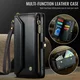 CaseMe C36 Samsung Galaxy S26 FE Hoesje Zipper Book Case Zwart afbeelding 8