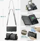 CaseMe C36 Samsung Galaxy S26 FE Hoesje Zipper Book Case Zwart afbeelding 3