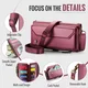 CaseMe C36 Samsung Galaxy S26 FE Hoesje Zipper Book Case Rood afbeelding 6