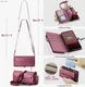 CaseMe C36 Samsung Galaxy S26 FE Hoesje Zipper Book Case Rood afbeelding 3