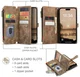 CaseMe C30 Apple iPhone 18 Pro Hoesje Pasjeshouder Book Case Bruin afbeelding 3