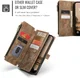 CaseMe C30 Apple iPhone 18 Pro Hoesje Pasjeshouder Book Case Bruin afbeelding 9
