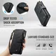 CaseMe C30 Apple iPhone 18 Pro Hoesje Pasjeshouder Book Case Zwart afbeelding 6