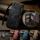 CaseMe C30 Apple iPhone 18 Pro Hoesje Pasjeshouder Book Case Zwart afbeelding 4