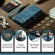 CaseMe C30 Apple iPhone 18 Pro Hoesje Pasjeshouder Book Case Blauw afbeelding 7