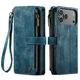 CaseMe C30 Apple iPhone 18 Pro Hoesje Pasjeshouder Book Case Blauw