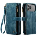 CaseMe C30 Apple iPhone 18 Pro Hoesje Pasjeshouder Book Case Blauw