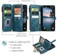 CaseMe C30 Apple iPhone 18 Pro Hoesje Pasjeshouder Book Case Blauw afbeelding 3