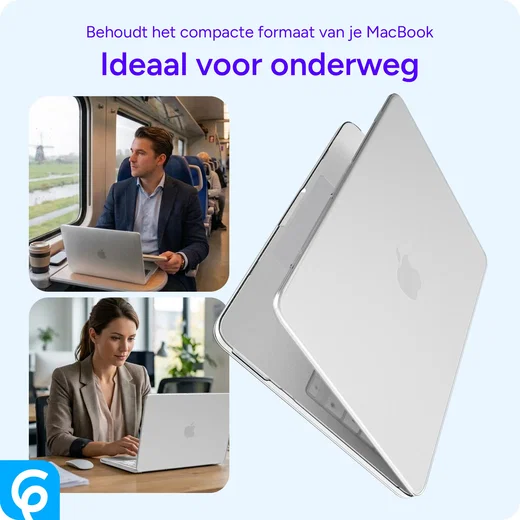 MacBook Neo 13 (2026) Laptop Cover Hard Case Schokbestendig Zilver afbeelding 2