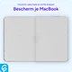 MacBook Neo 13 (2026) Laptop Cover Hard Case Schokbestendig Zilver afbeelding 3