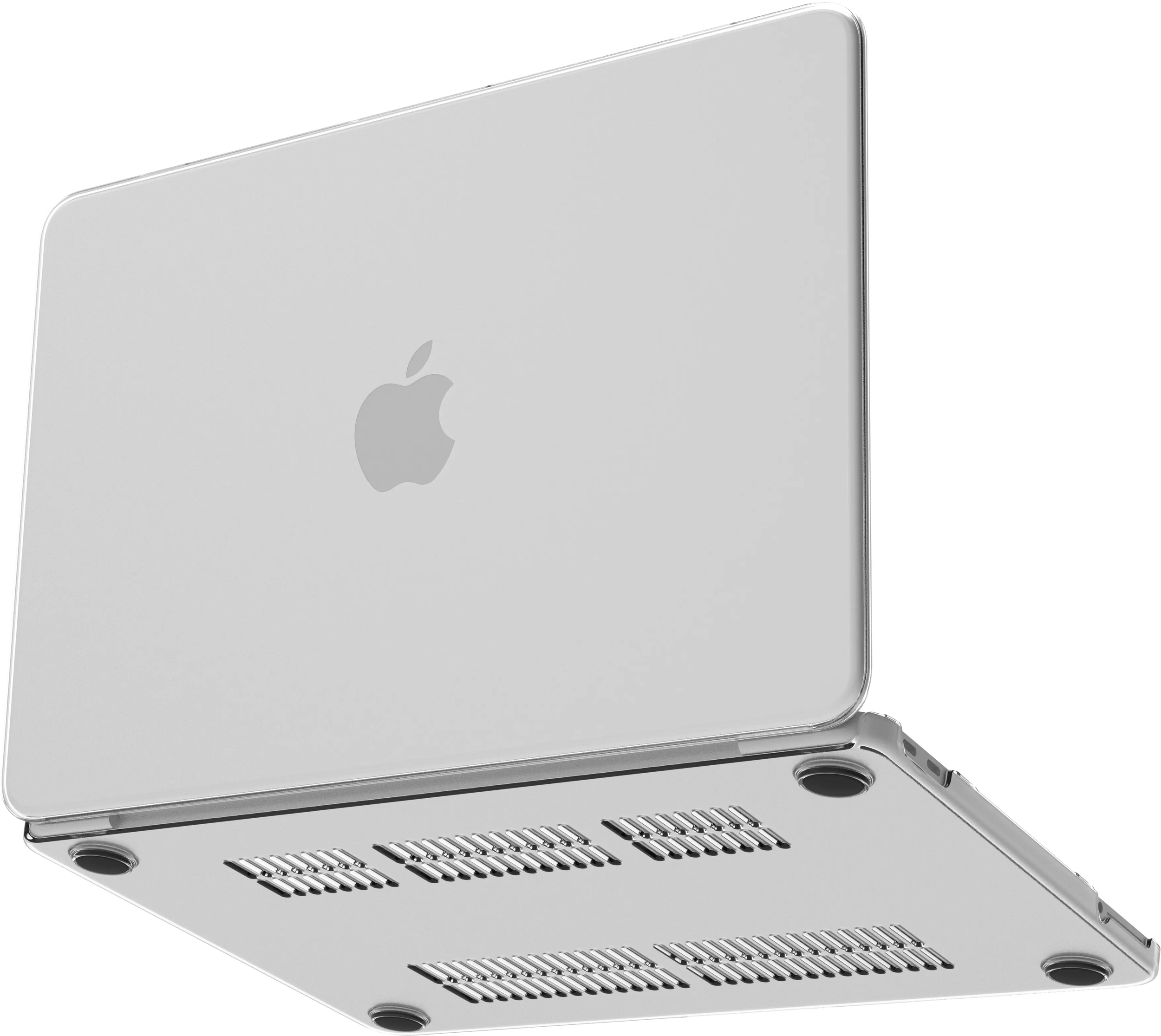 MacBook Neo 13 (2026) Laptop Cover Hard Case Schokbestendig Zilver afbeelding 1