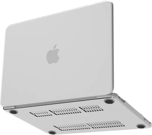 MacBook Neo 13 (2026) Laptop Cover Hard Case Schokbestendig Zilver afbeelding 1