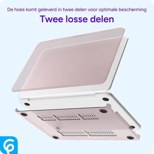 MacBook Neo 13 (2026) Laptop Cover Hard Case Schokbestendig Roze afbeelding 7