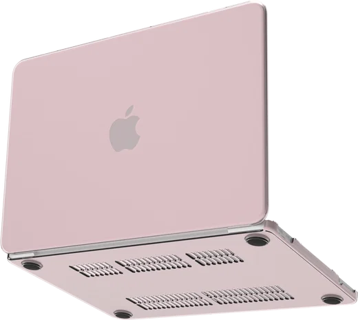MacBook Neo 13 (2026) Laptop Cover Hard Case Schokbestendig Roze afbeelding 1