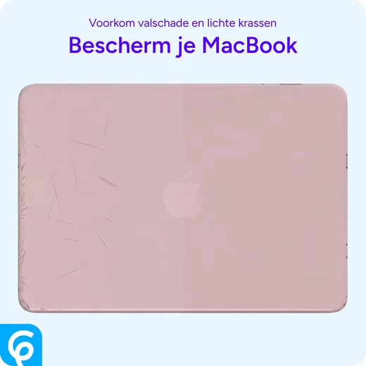 MacBook Neo 13 (2026) Laptop Cover Hard Case Schokbestendig Roze afbeelding 3