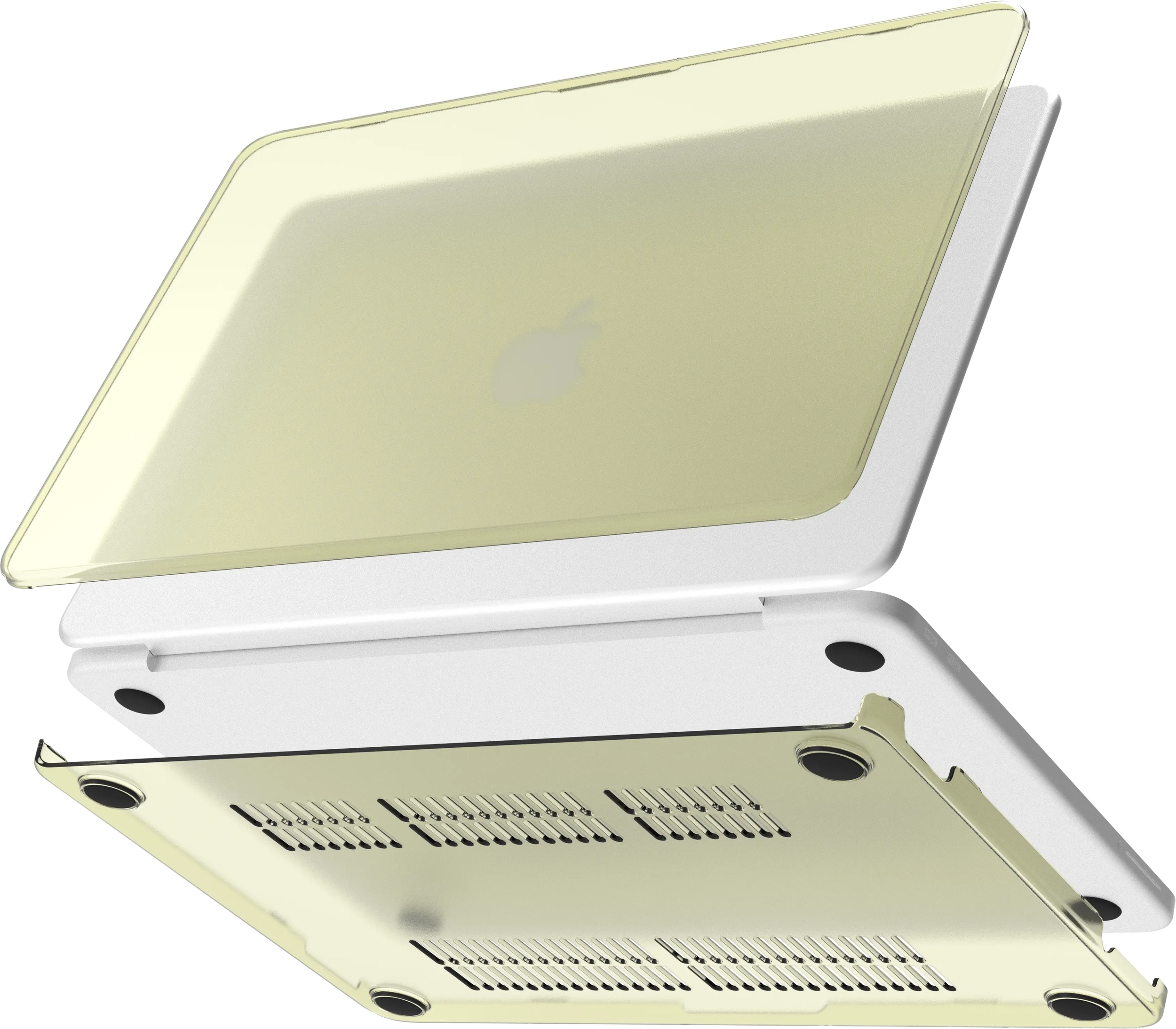 MacBook Neo 13 (2026) Laptop Cover Hard Case Schokbestendig Geel afbeelding 9