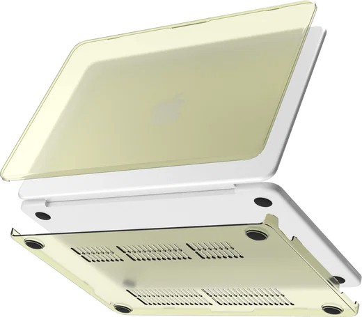 MacBook Neo 13 (2026) Laptop Cover Hard Case Schokbestendig Geel afbeelding 9