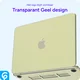 MacBook Neo 13 (2026) Laptop Cover Hard Case Schokbestendig Geel afbeelding 5