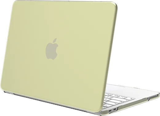 MacBook Neo 13 (2026) Laptop Cover Hard Case Schokbestendig Geel afbeelding 8