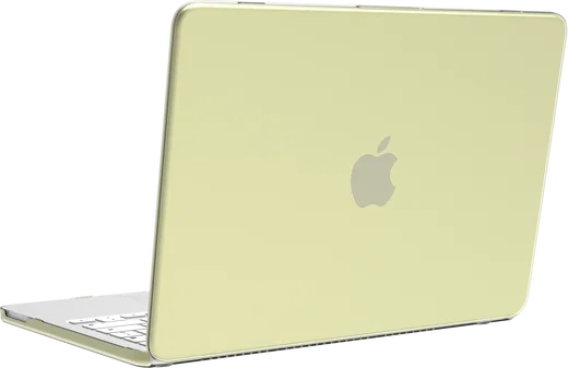MacBook Neo 13 (2026) Laptop Cover Hard Case Schokbestendig Geel afbeelding 12