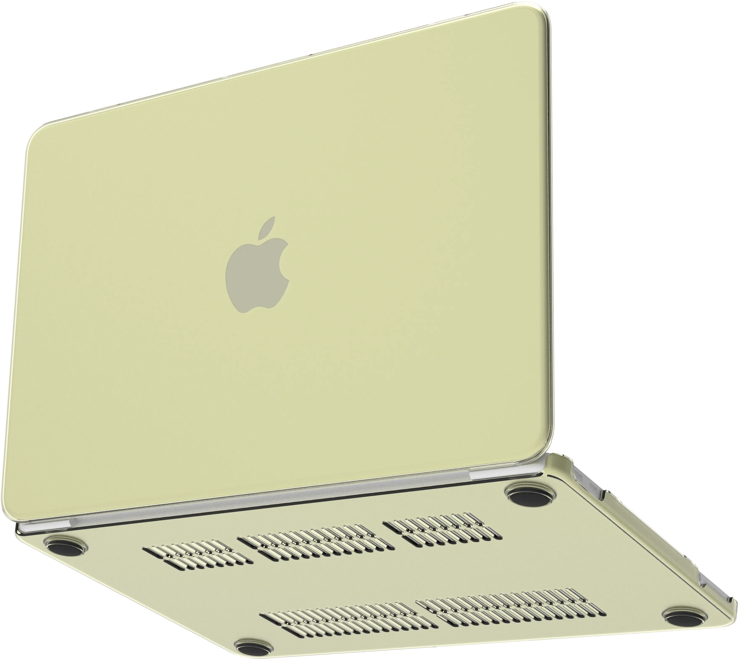 MacBook Neo 13 (2026) Laptop Cover Hard Case Schokbestendig Geel afbeelding 1